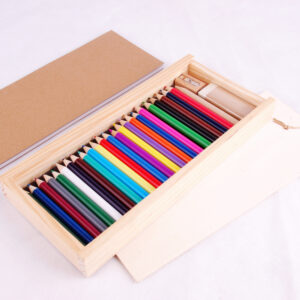 WOODEN CASE DRAWING SET