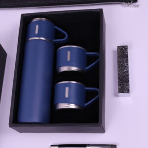 SHARING SET – 500ml Vacuum Flask with 2 Stainless Steel Cups for Hot and Cold Drinks
