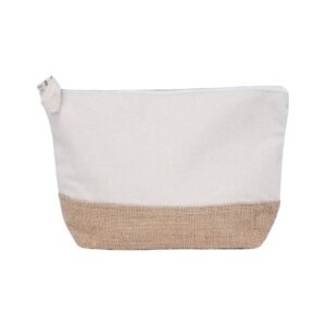 ASSENS - GRS-certified Recycled Cotton-Jute Zipper Pouch