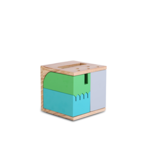 E-CUBE – Eco-Friendly Bamboo Desktop Organizer
