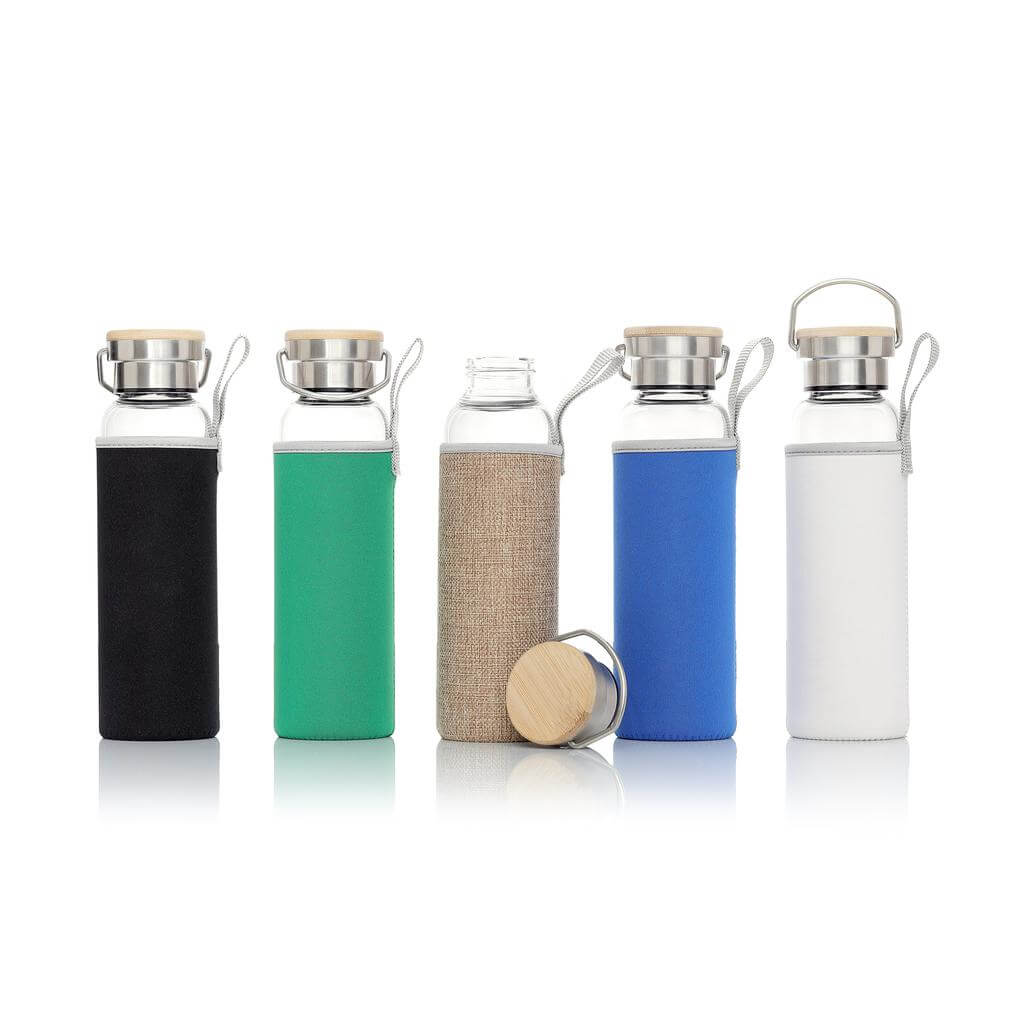 FLOHA - Hans Larsen Borosilicate Glass Bottle with Neo Sleeve