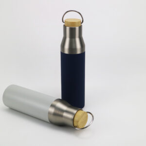 ECO FLASKS – 600ml Double Wall Flask with Bamboo Lid