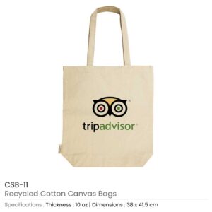 Recycled Cotton Canvas Bags 340 GSM