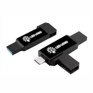 Flip Metal LED USB