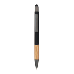 AYTOS - Metal Stylus Pen with Bamboo Grip Black
