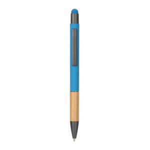 AYTOS - Metal Stylus Pen with Bamboo Grip Blue