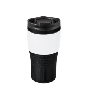 BAYAMO MEZZO Black – Premium 320ml Double Wall Thermal Mug with Customizable Grip