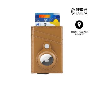 TROMSI - Santhome® PU Card Holder with Santhome Tag pocket Tan