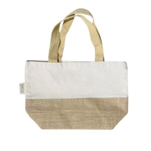 FARUM - GRS-certified Recycled Cotton-Jute Mini Bag