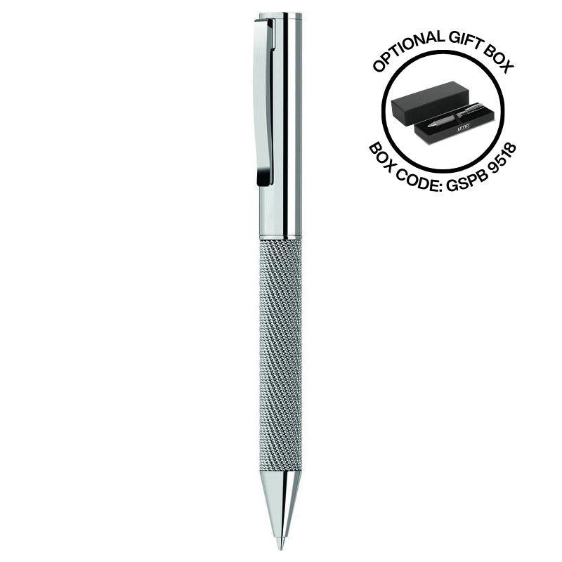 UMA - MESH Premium Metal Ballpoint Pen Silver