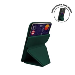 ODDA - Mag Card Holder with Phone Stand Green