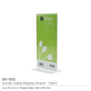 Acrylic Table Display Stand – Vilani Series