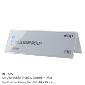 Acrylic Table Display Stand – “MIRA” series