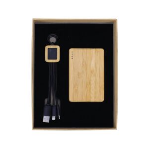 Bamboo Tech Gift Sets in Kraft Gift Box