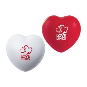 Promotional Heart Shaped Anti-Stress Balls