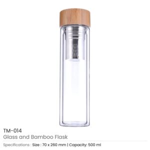 Glass and Bamboo Flask – Ramadan Gifts