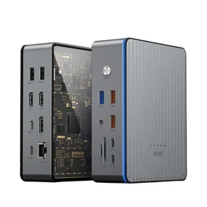 WiWU 16 in 1 Type C hub Laptop Adapter usb c to PD100W HDMI Card reader DP Lan Docking Station