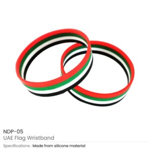 UAE Flag Silicone Wristbands in Readystock